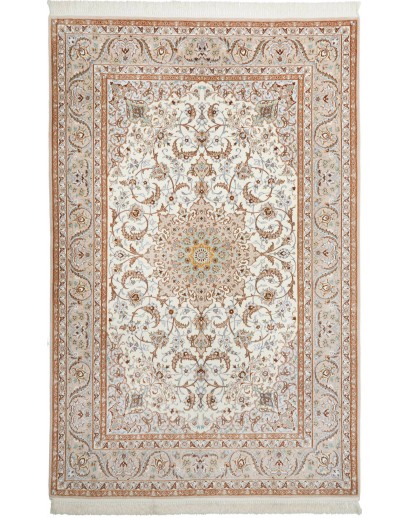 Tappeto Isfahan Persia beige marrone 155x240