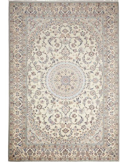 Tappeto Nain 9La Persia bianco grigio 204x298