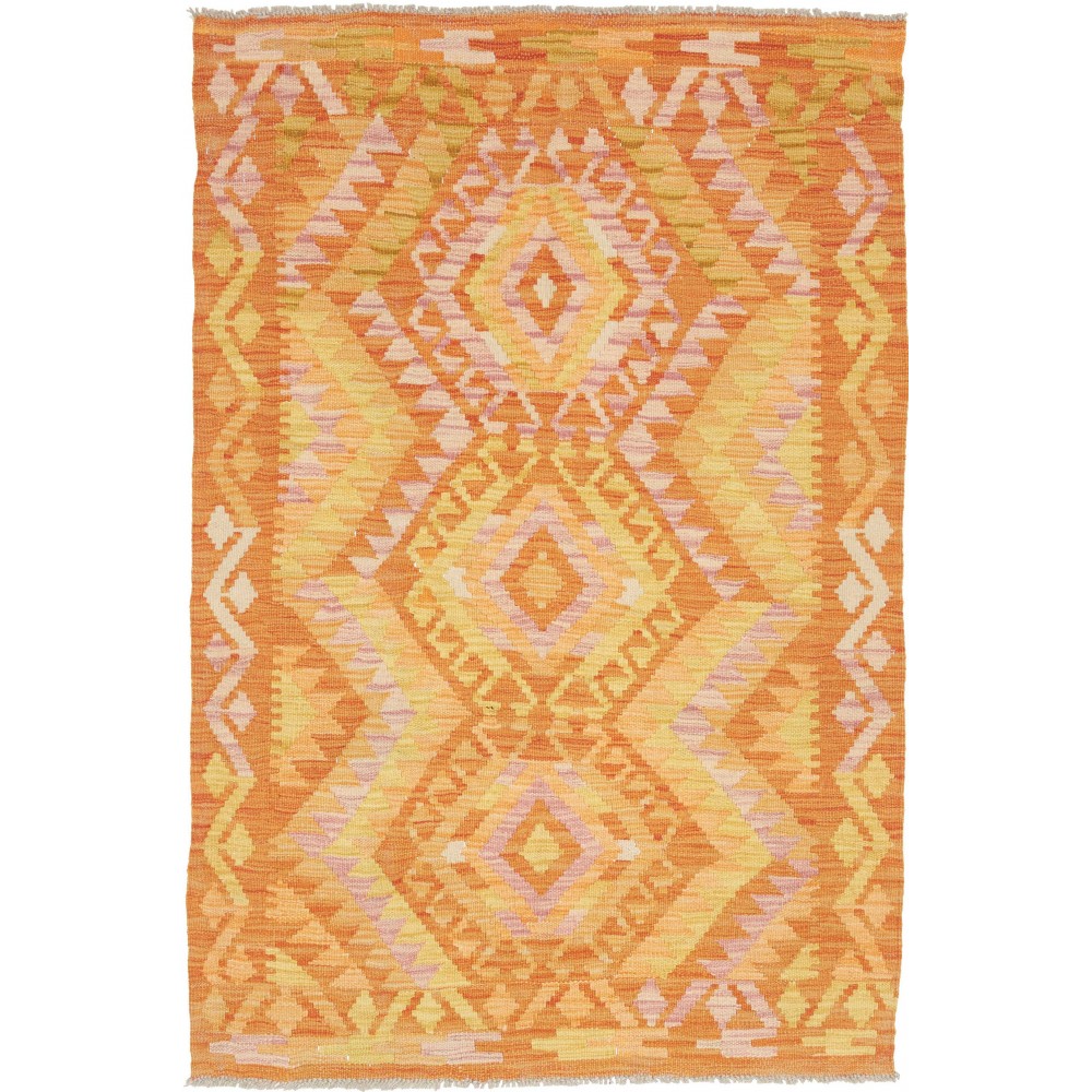 Tappeto Kilim Afghanistan marrone beige 99x147