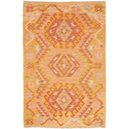 Tappeto Kilim Afghanistan marrone beige 101x152