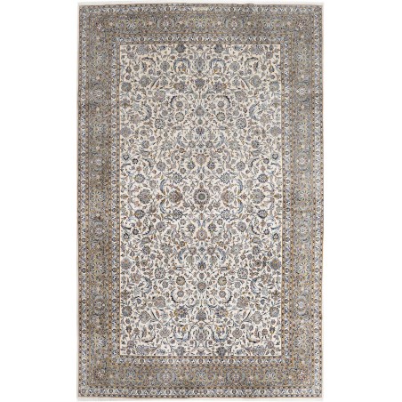 Tappeto Kashan Persia beige grigio 292x485