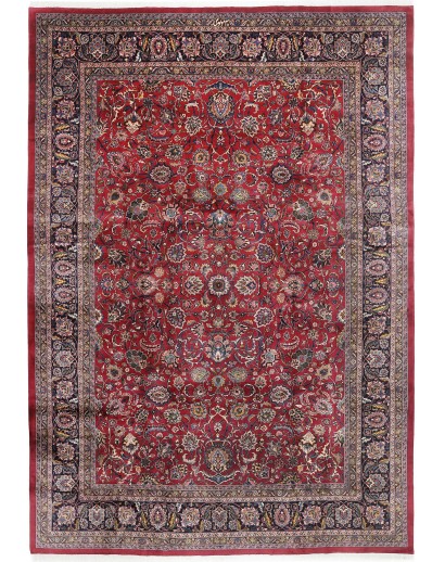 Tappeto Mashad Persia marrone bianco 340x495