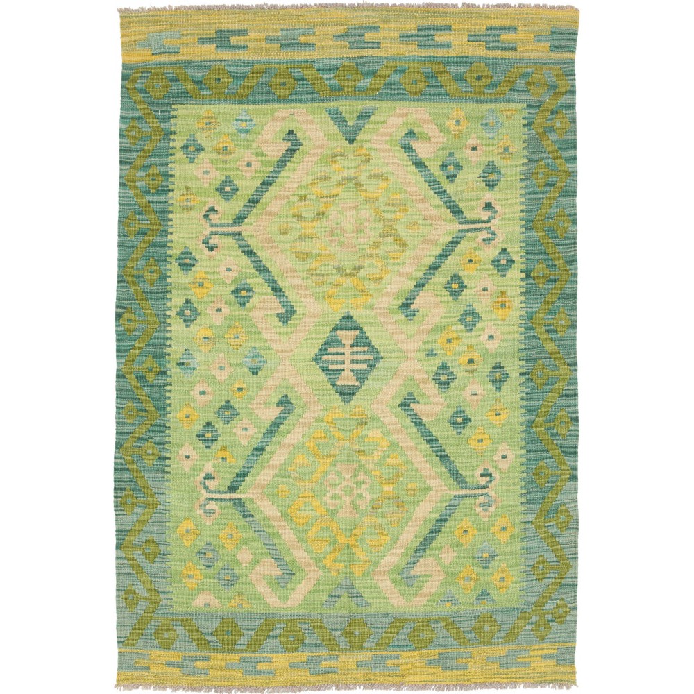 Tappeto Kilim Afghanistan marrone 102x149