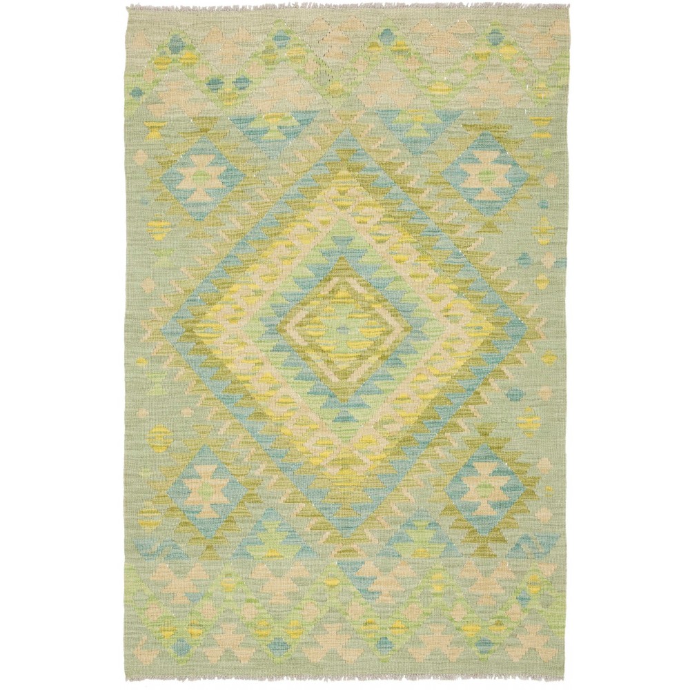 Tappeto Kilim Afghanistan marrone 97x147