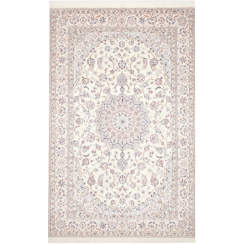 Tappeto Nain 9La Persia bianco grigio 210x332