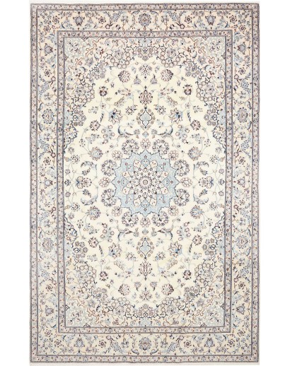 Tappeto Nain 9La Persia bianco grigio 200x312