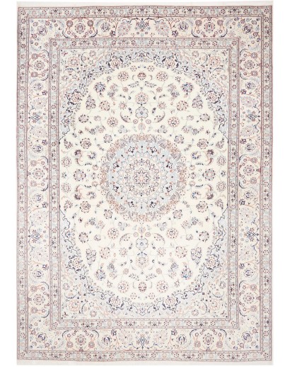 Tappeto Nain 9La Persia bianco grigio 242x337