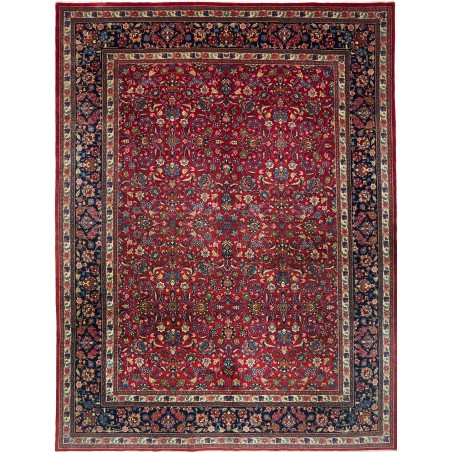 Tappeto Mashad Persia grigio marrone 304x395
