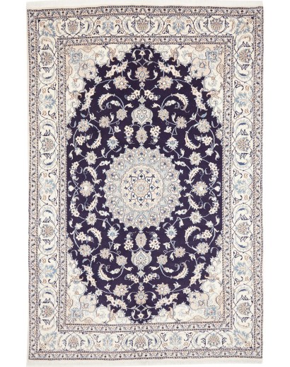 Tappeto Nain Kashmar Persia grigio 193x295