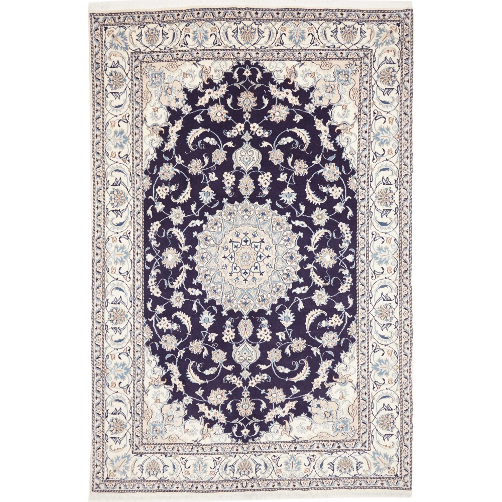 Tappeto Nain Kashmar Persia grigio 193x295