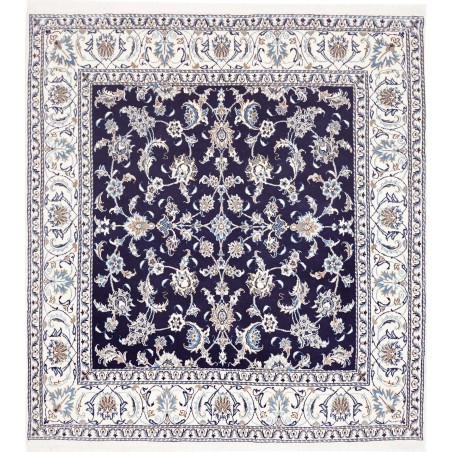 Tappeto Nain Kashmar Persia grigio 196x213