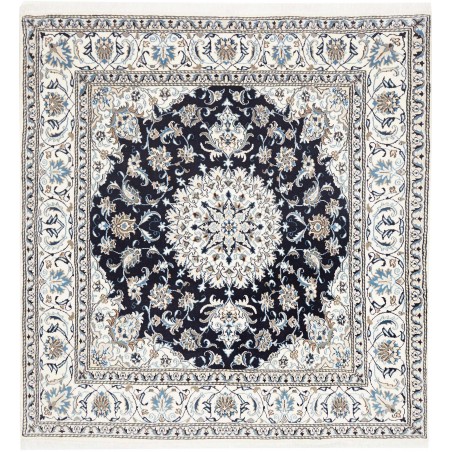 Tappeto Nain Kashmar Persia grigio 193x201