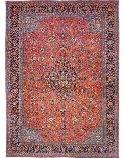 Tappeto Sarough Persia rosso grigio 296x400