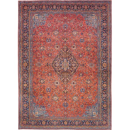 Tappeto Sarough Persia rosso grigio 296x400