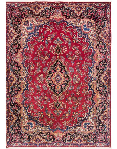 Tappeto Kerman Persia marrone grigio 251x336