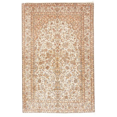 Tappeto Kashmir India giallo verde 125x192