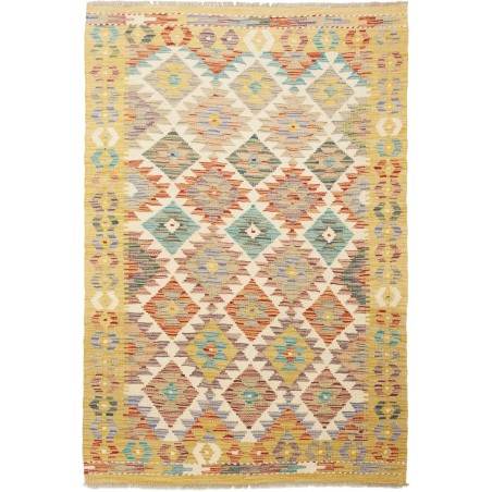 Tappeto Kilim Afghanistan marrone 105x152