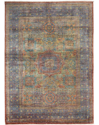 Tappeto Mamlouk Pakistan bianco marrone 178x252
