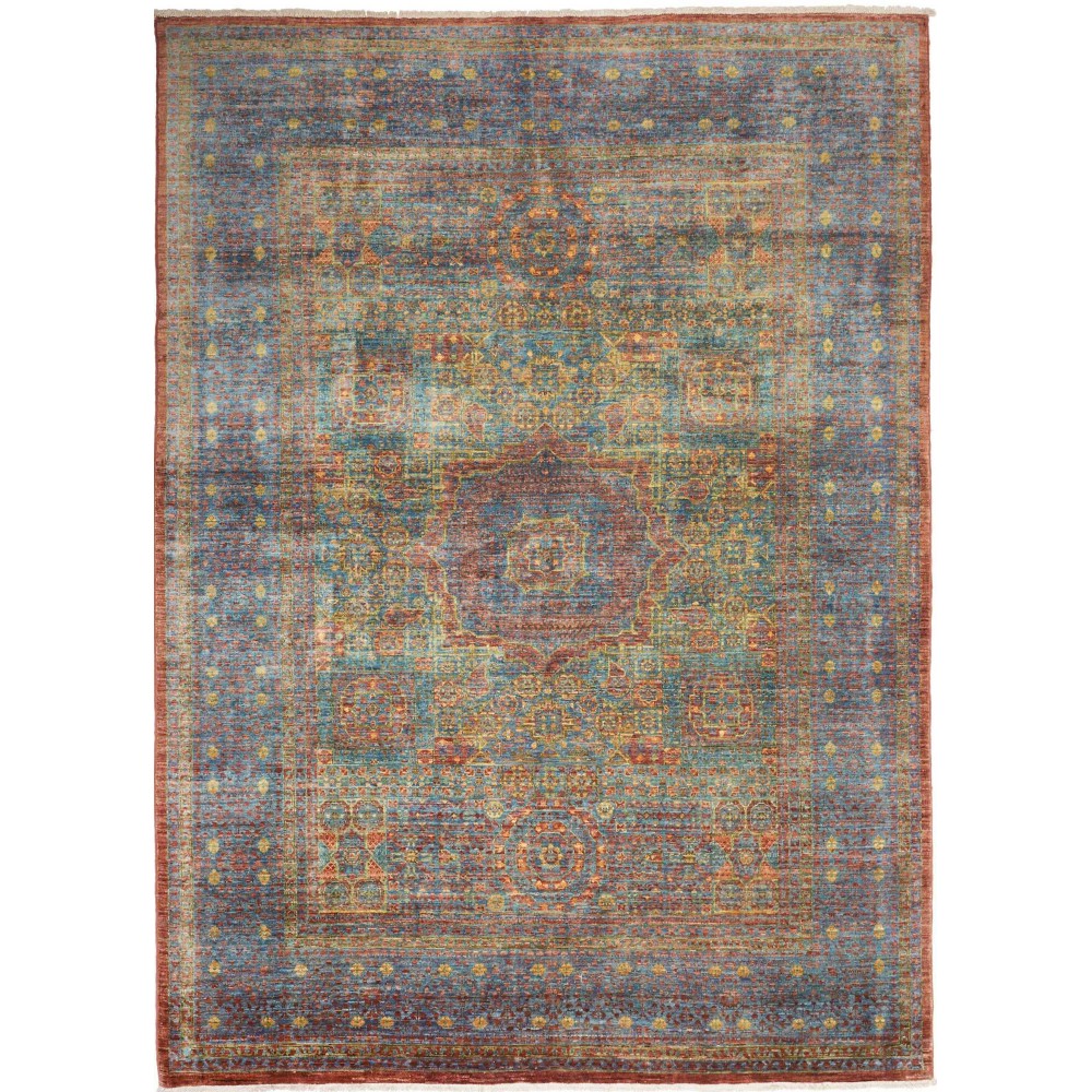 Tappeto Mamlouk Pakistan bianco marrone 178x252