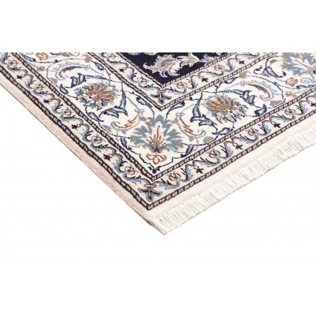 Tappeto Nain Kashmar Persia grigio 198x214