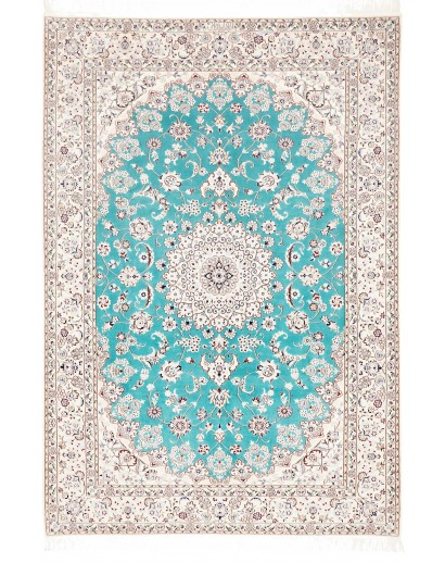 Tappeto Nain 6La Persia blu azzurro 160x233