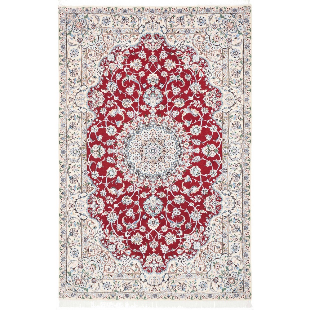 Tappeto Nain 9La Persia bianco marrone 156x245