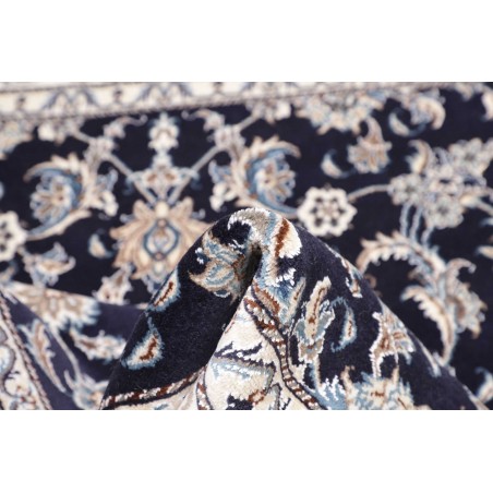 Tappeto Nain Kashmar Persia grigio 198x214