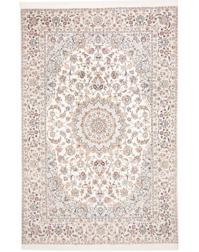 Tappeto Nain 9La Persia bianco marrone 208x318