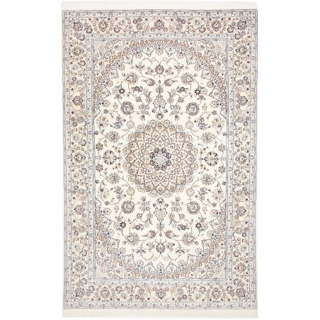 Tappeto Nain 9La Persia bianco azzurro 205x325