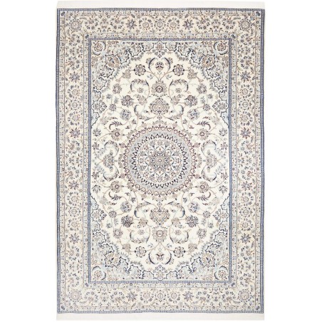 Tappeto Nain 9La Persia bianco grigio 194x297