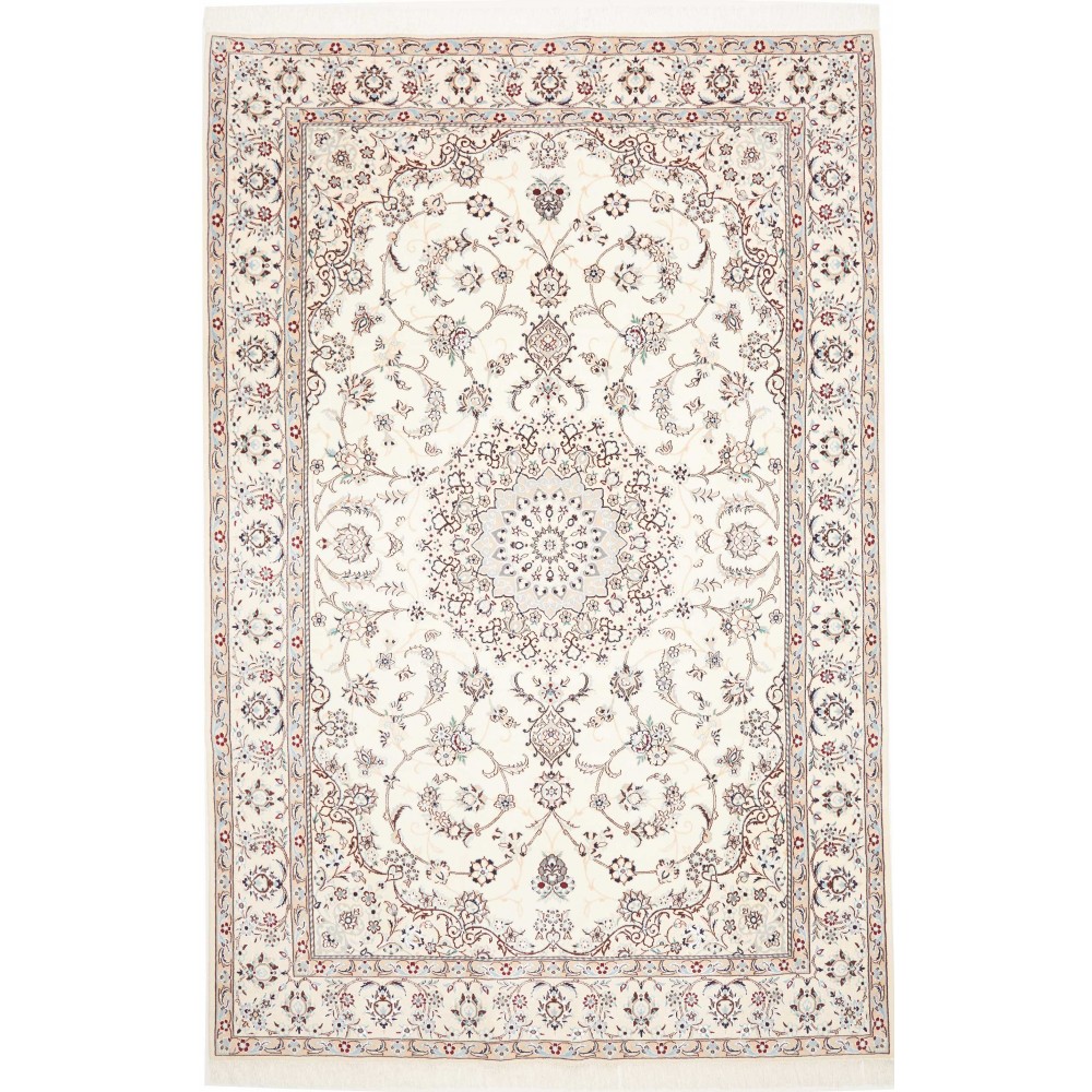 Tappeto Nain 9La Persia bianco verde 208x312