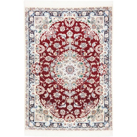 Tappeto Nain 9La Persia bianco grigio 107x154