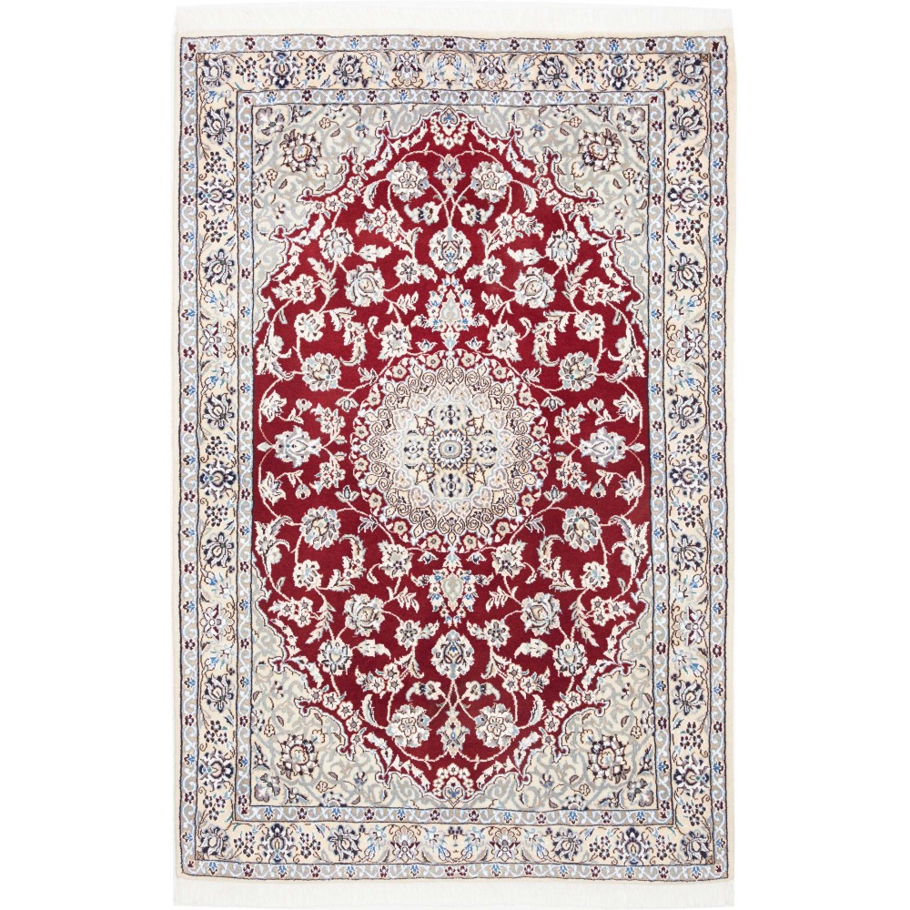 Tappeto Nain 9La Persia bianco marrone 113x175