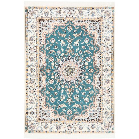 Tappeto Nain 6La Persia azzurro grigio 127x181