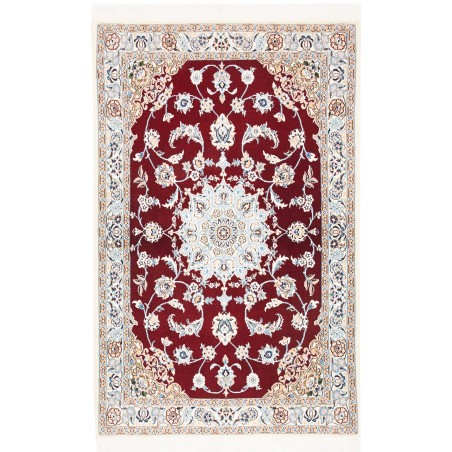 Tappeto Nain 9La Persia bianco grigio 101x162