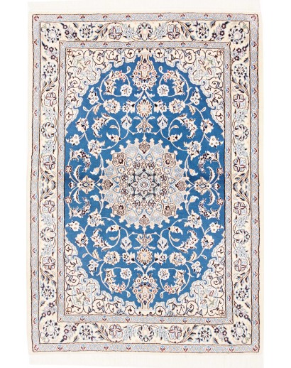 Tappeto Nain 9La Persia blu 104x155