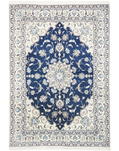 Tappeto Nain Kashmar Persia grigio 146x207