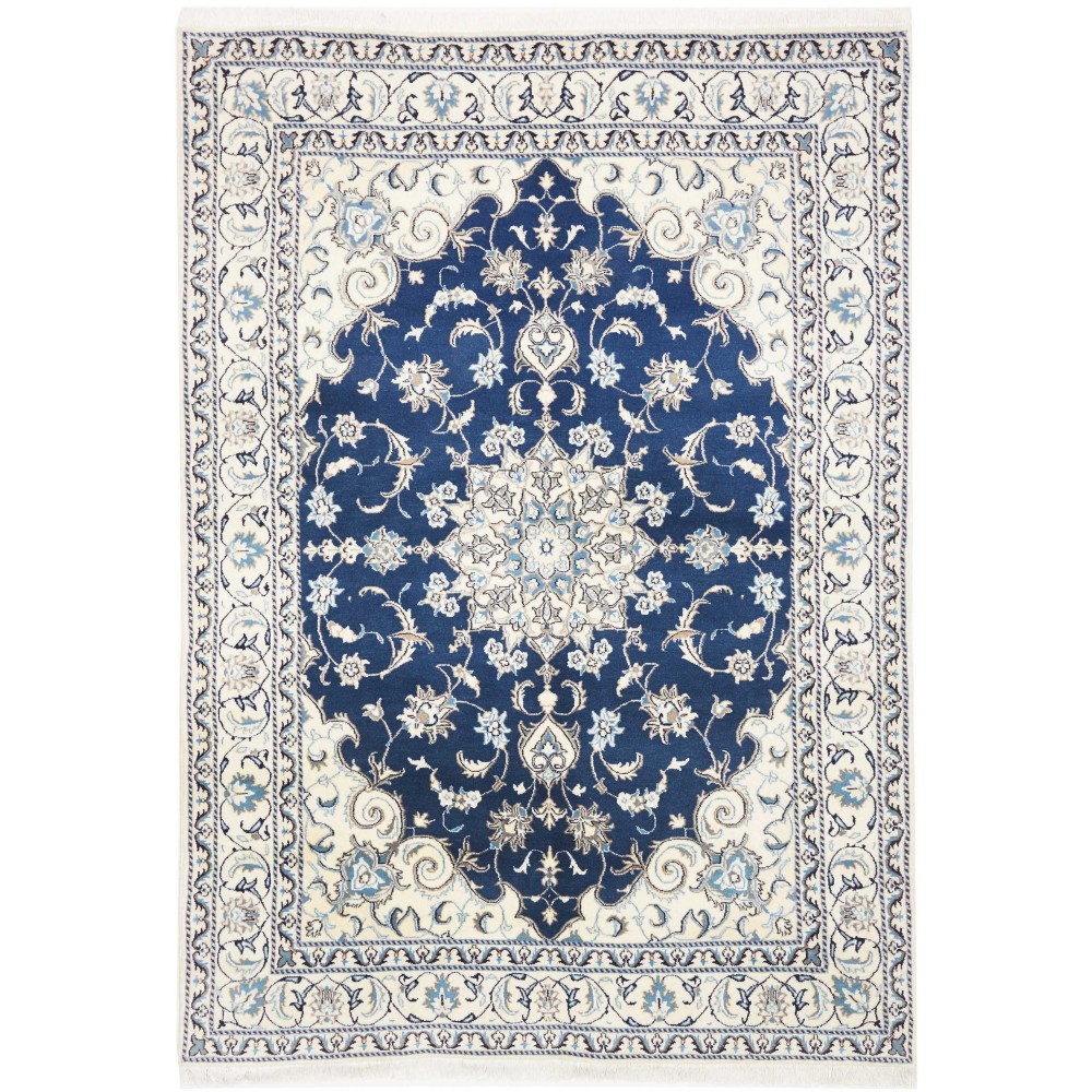 Tappeto Nain Kashmar Persia grigio 146x207