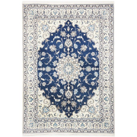 Tappeto Nain Kashmar Persia grigio 146x207