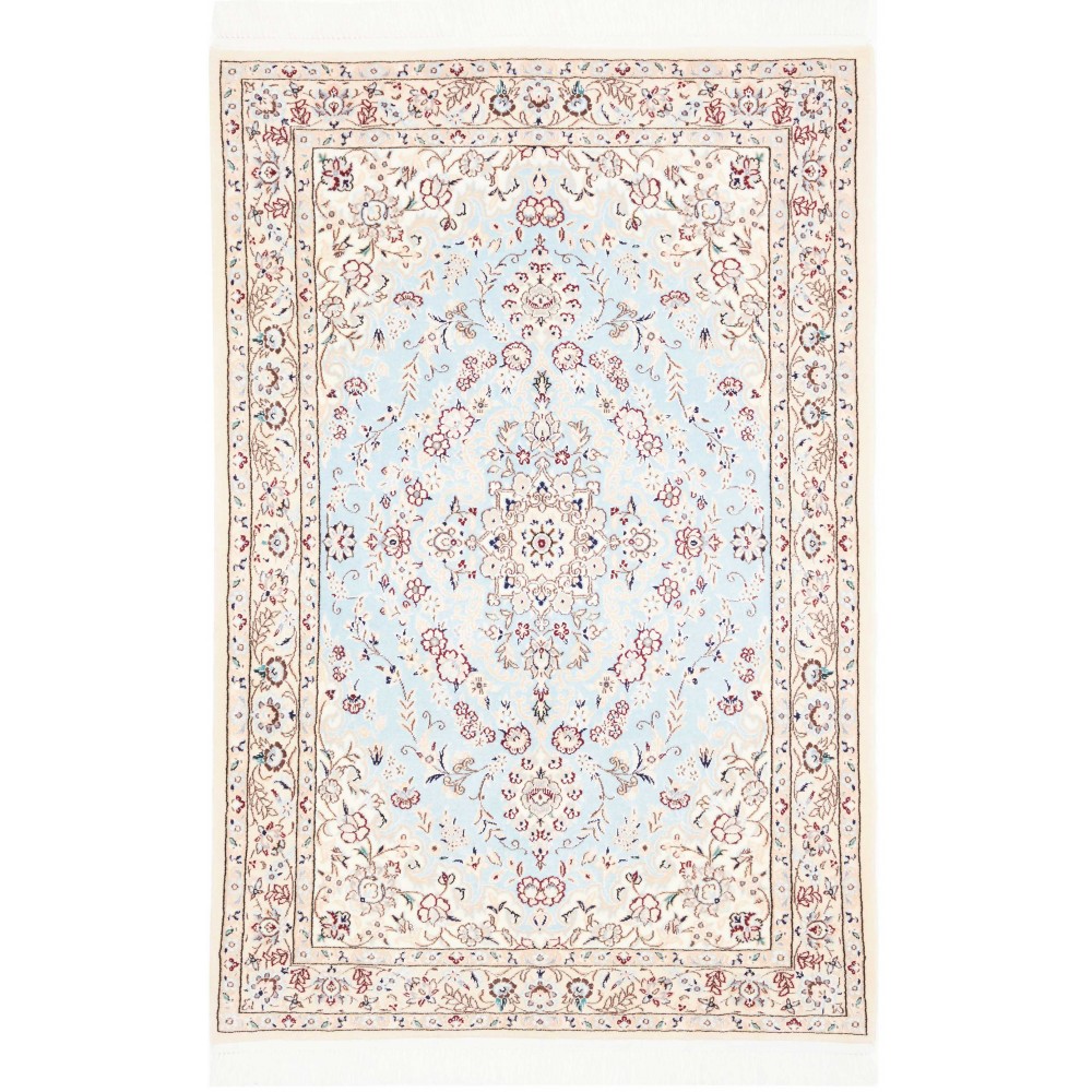 Tappeto Nain 6La Persia beige grigio 81x122