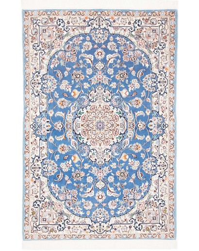 Tappeto Nain 9La Persia bianco grigio 104x156