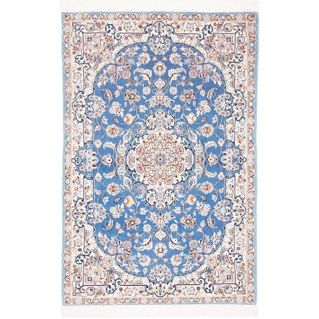 Tappeto Nain 9La Persia bianco grigio 104x156