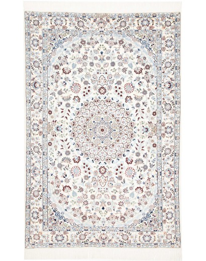 Tappeto Nain 6La Persia beige azzurro 109x165