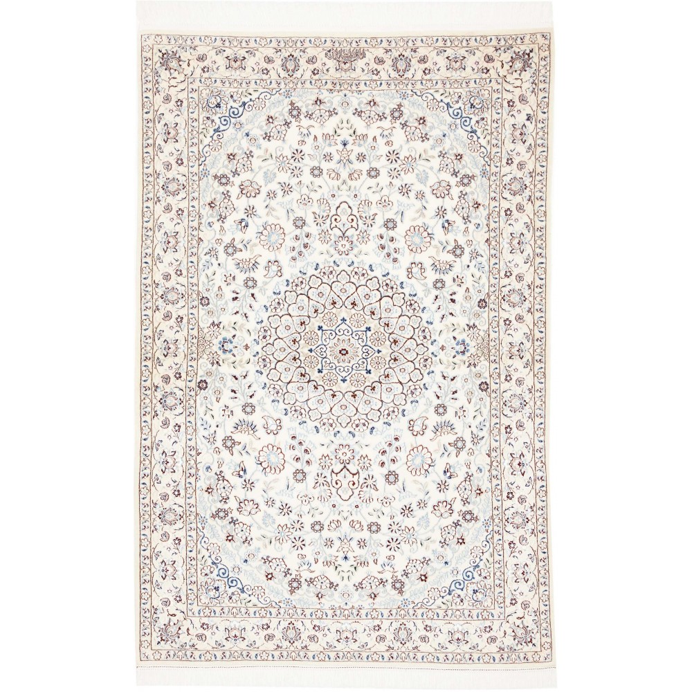 Tappeto Nain 6La Persia beige grigio 100x156