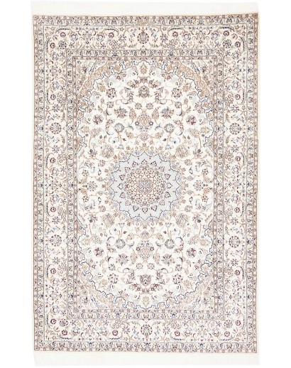 Tappeto Nain 6La Persia beige grigio 124x191