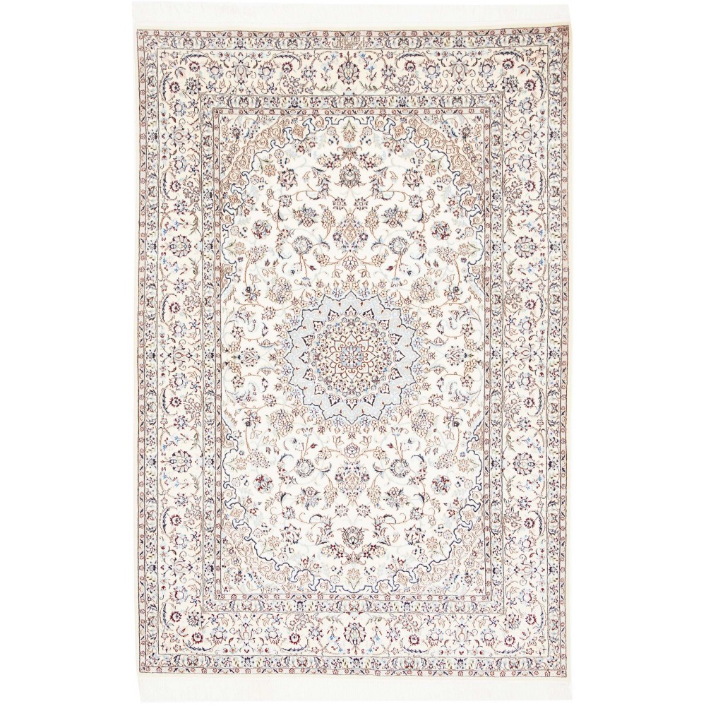 Tappeto Nain 6La Persia beige grigio 124x191