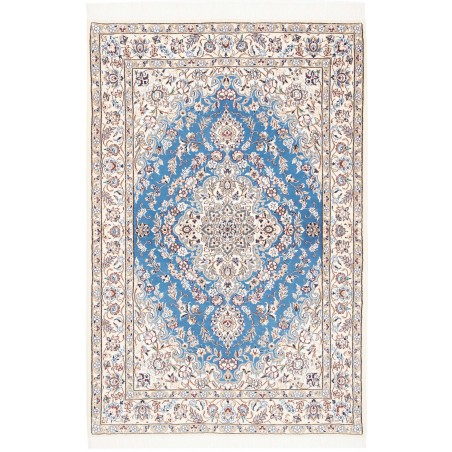 Tappeto Nain 9La Persia bianco blu 108x166