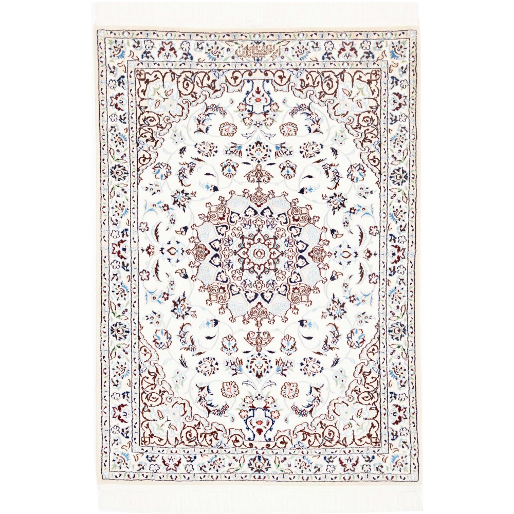 Tappeto Nain 6La Persia beige grigio 86x123