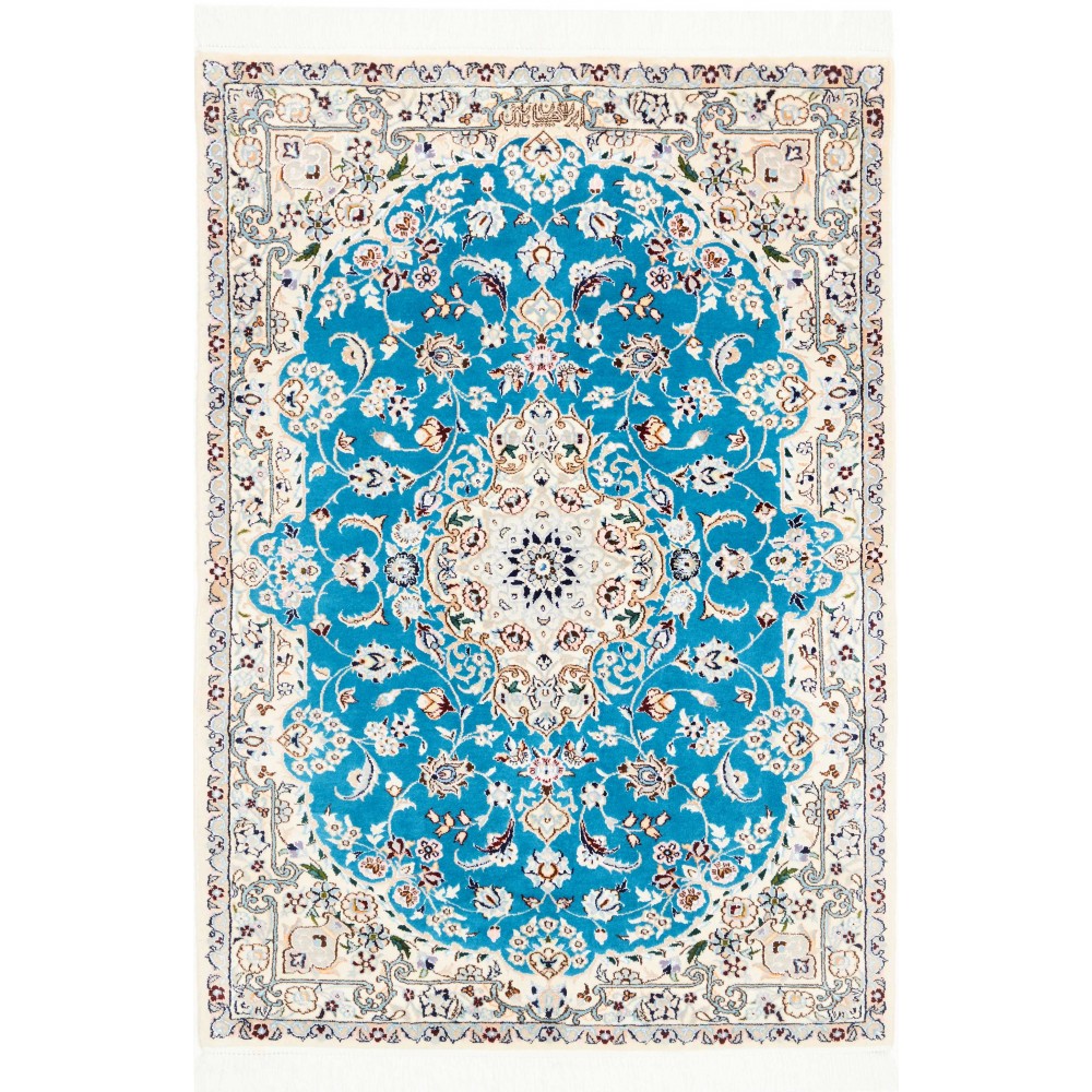Tappeto Nain 6La Persia azzurro verde 83x121