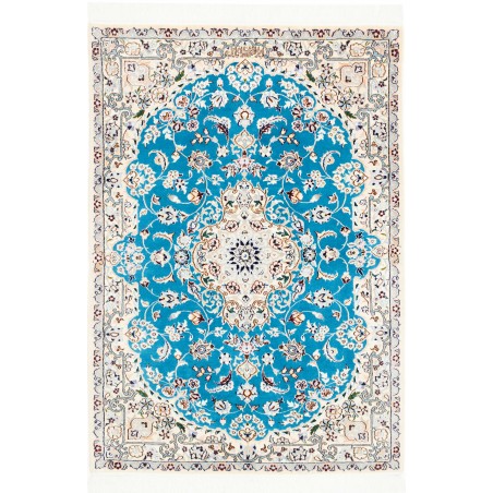 Tappeto Nain 6La Persia azzurro verde 83x121